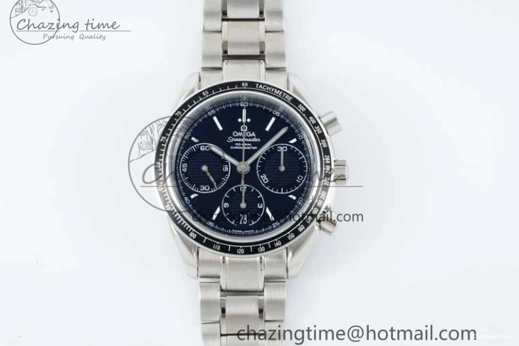 0405 Speedmaster Racing Master SS HKF Best Edition Black Dial on SS Bracelet A Versatile 7810